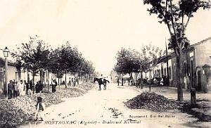 Montagnac - Boulevard National - Travaux de pavage